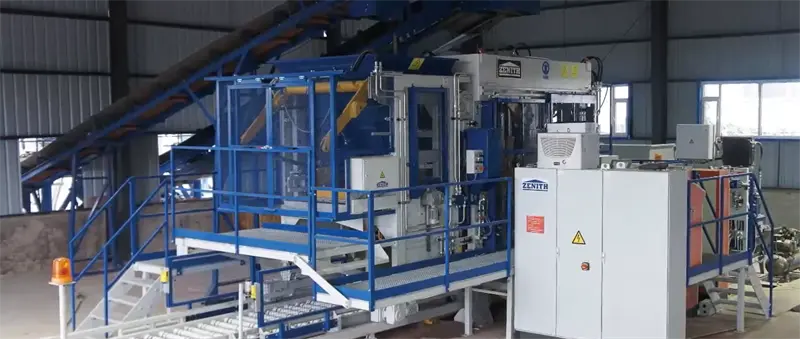 完全自動多層コンクリート連動レンガ製造プロジェクトがアフリカで開始された。