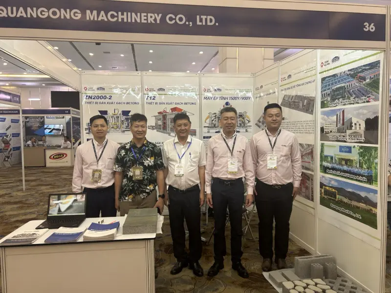 東南アジアインフラへの足場を築く！ Quangong Machinery Co., Ltd.、2026年ベトナムコンクリートショーで輝く